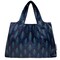 Wrapables Large Foldable Tote Nylon Reusable Grocery Bags, Blue Echo